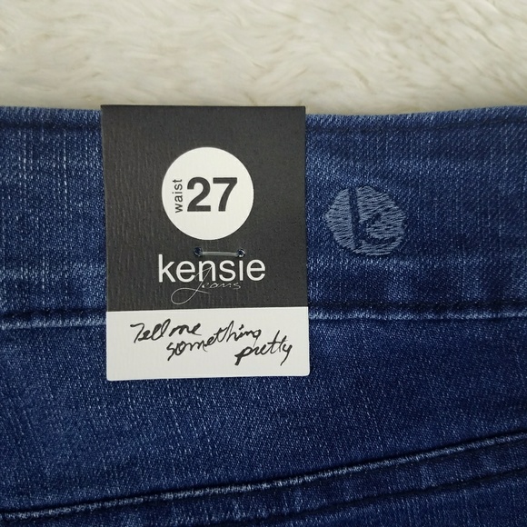 *Last Chance* KENSIE Stretch Denim Jean Shorts 27 - Picture 6 of 8